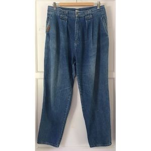 Vintage Gitano High Waist Mom Blue Jeans